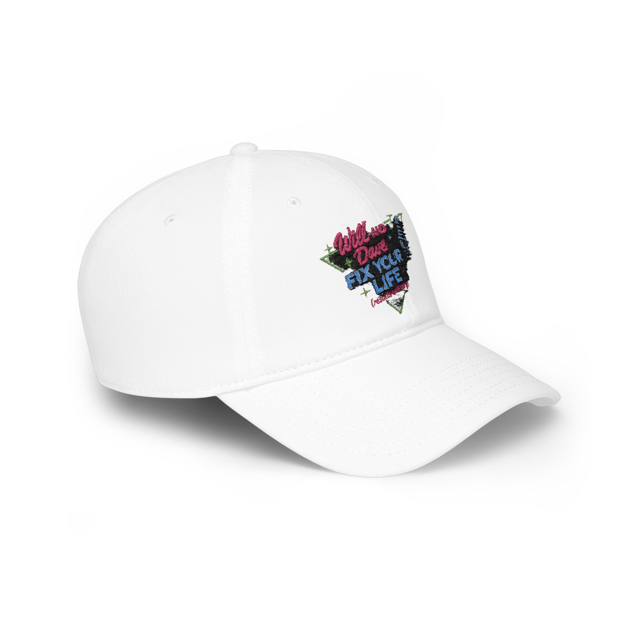 Will and Dave Fix Your Life Podcast Baseball Cap — Low Profile Pod Merch