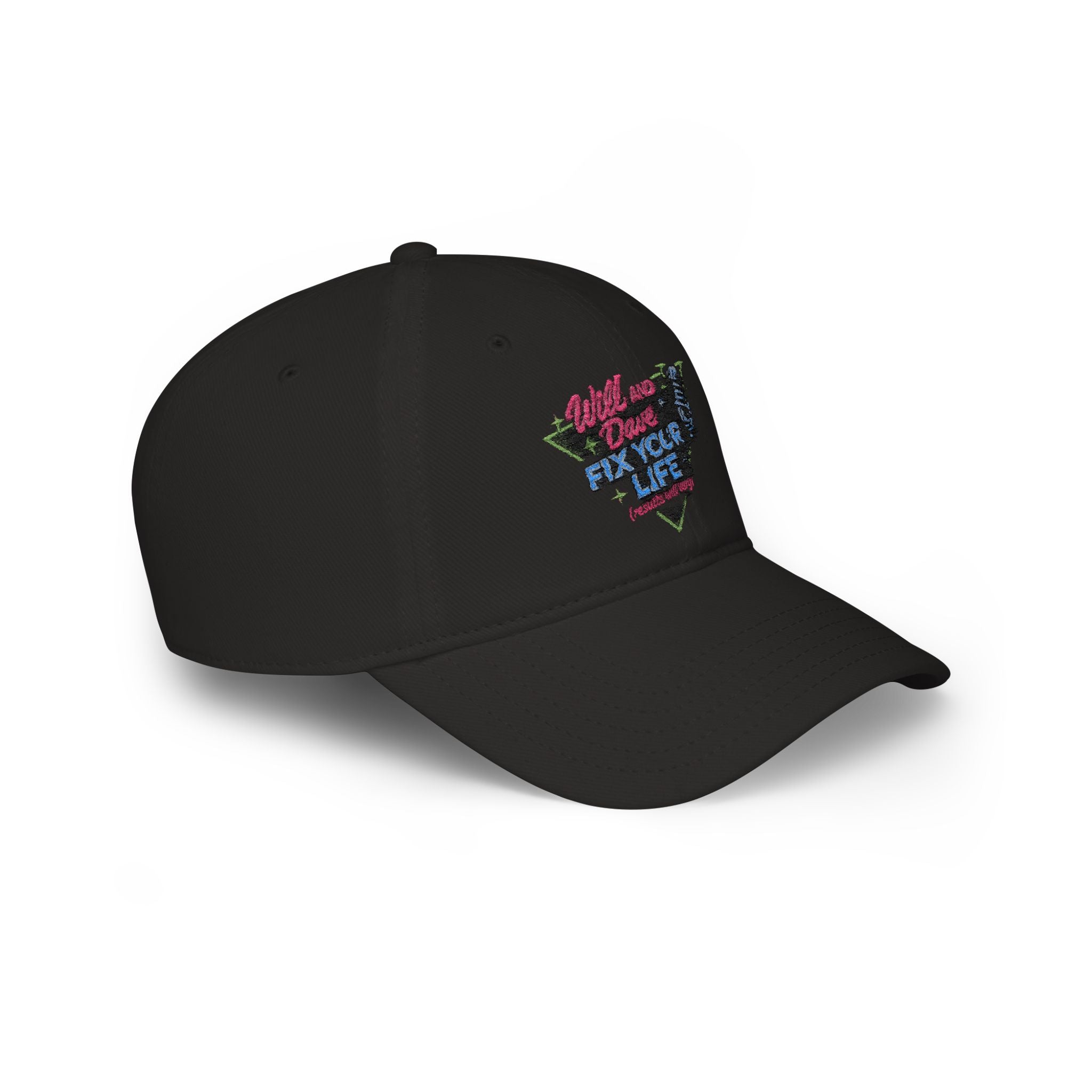 Will and Dave Fix Your Life Podcast Baseball Cap — Low Profile Pod Merch