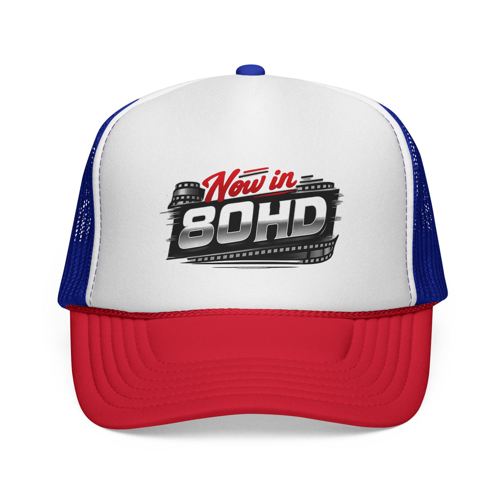 Now in 80HD Trucker Cap — Novelty Trucker Hat for ADHD Awareness & Humor