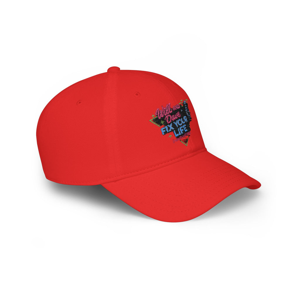 Will and Dave Fix Your Life Podcast Baseball Cap — Low Profile Pod Merch
