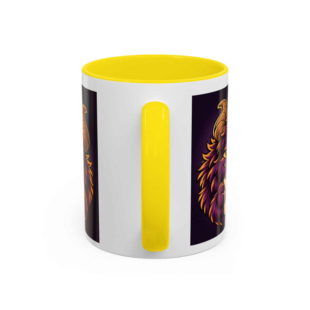 Moon Mug with Daveguy Coffee Monster Illustration — Cute Fantasy Coffee Mug (11/15oz)