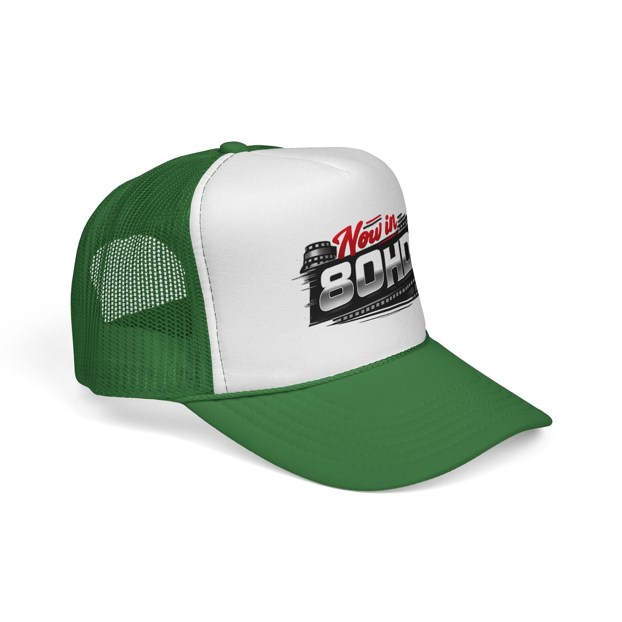 Now in 80HD Trucker Cap — Novelty Trucker Hat for ADHD Awareness & Humor