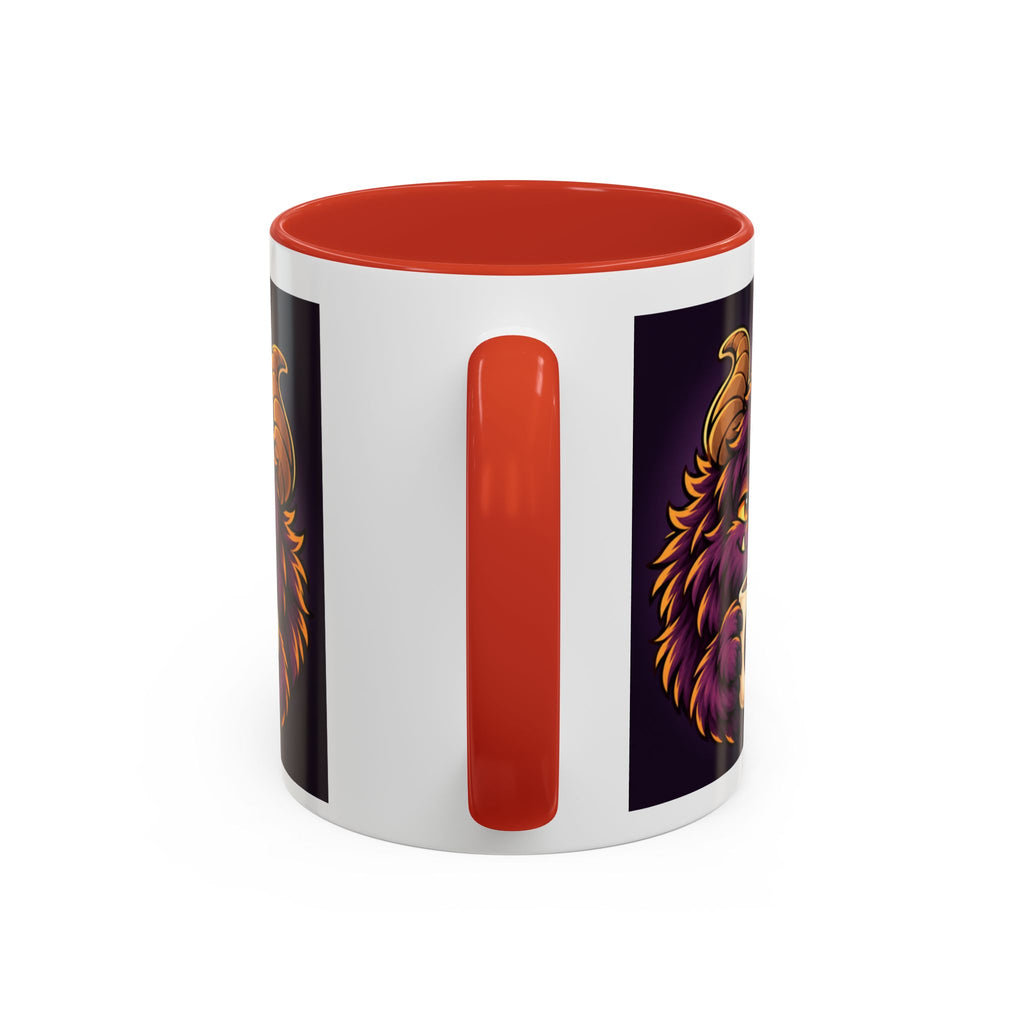 Moon Mug with Daveguy Coffee Monster Illustration — Cute Fantasy Coffee Mug (11/15oz)