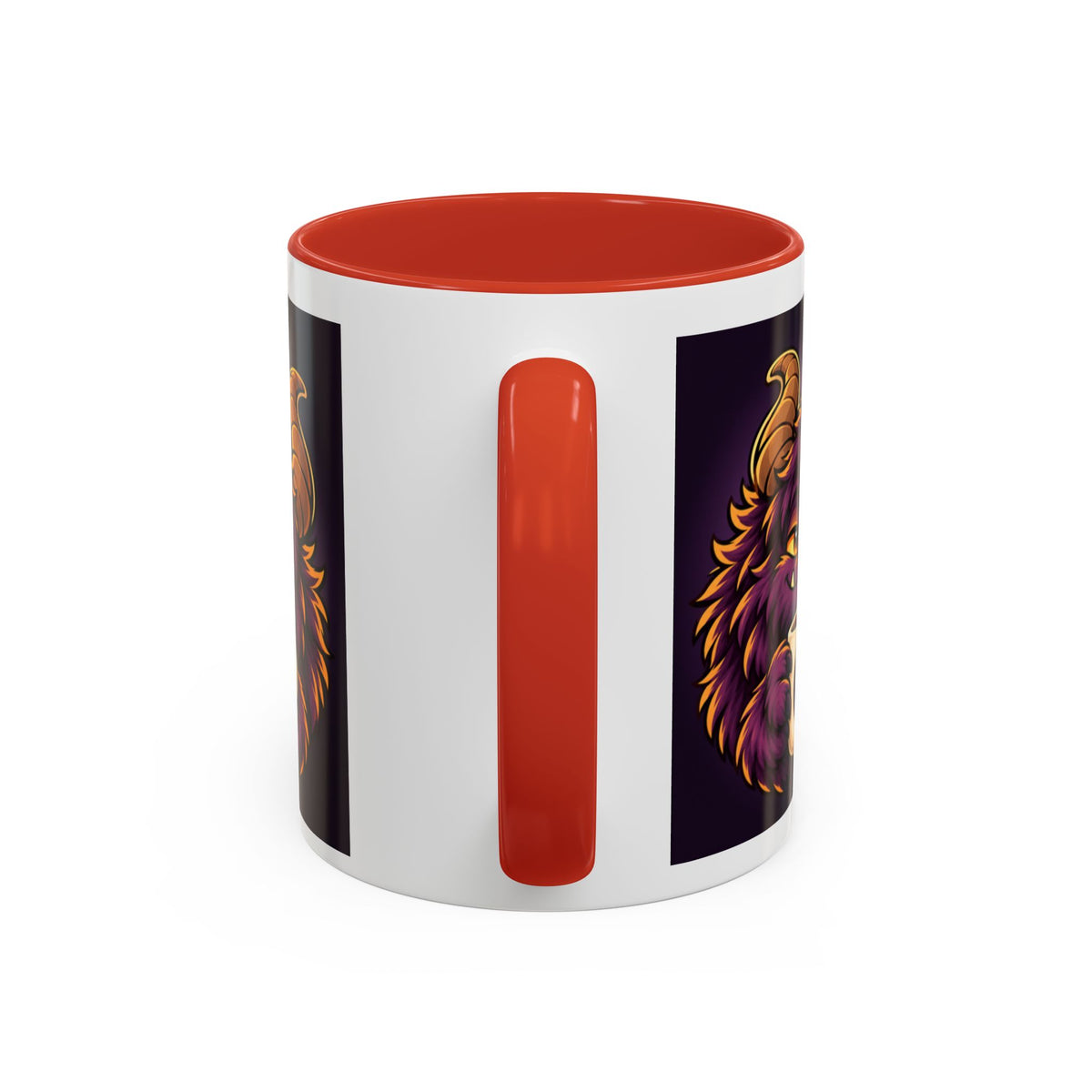 Moon Mug with Daveguy Coffee Monster Illustration — Cute Fantasy Coffee Mug (11/15oz)