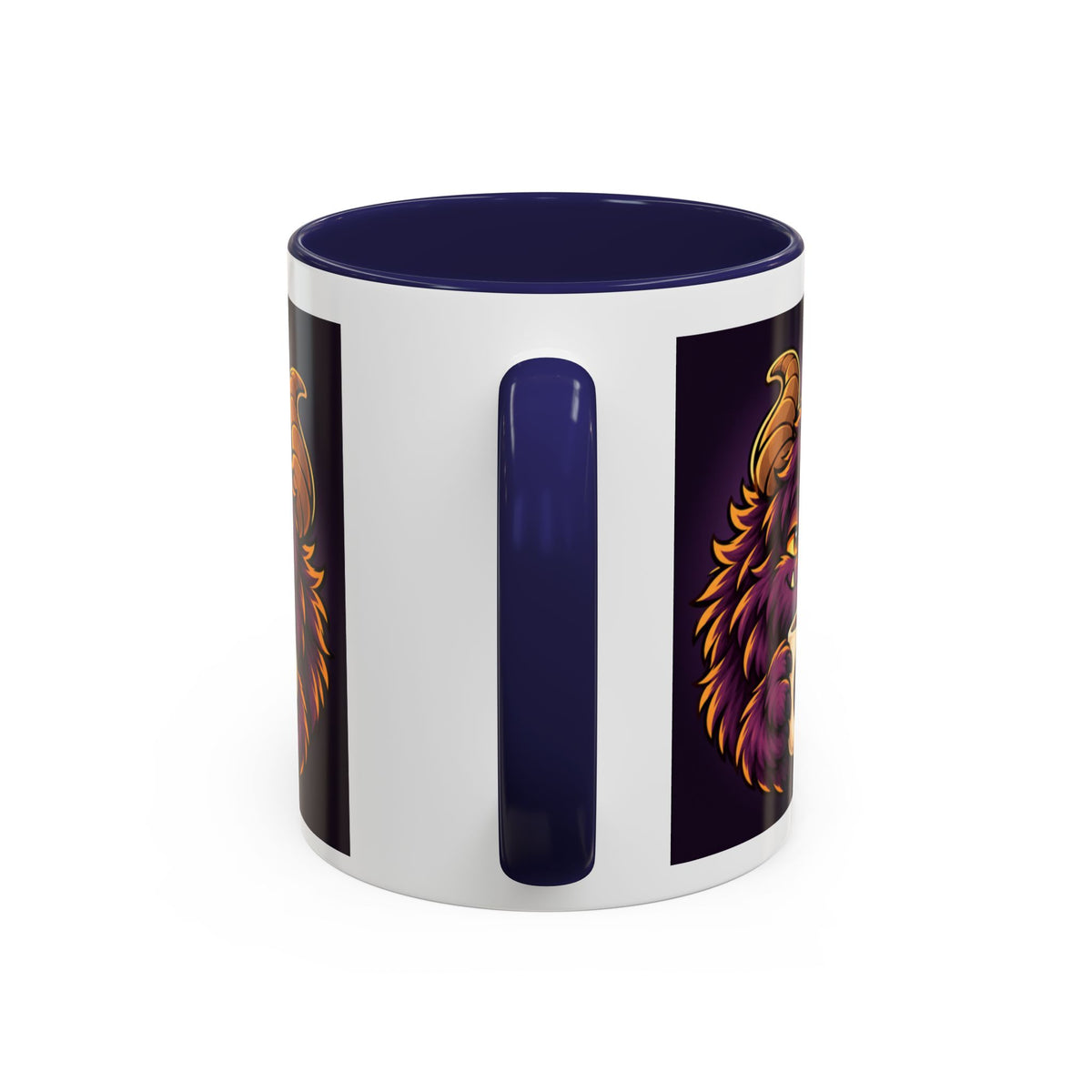 Moon Mug with Daveguy Coffee Monster Illustration — Cute Fantasy Coffee Mug (11/15oz)
