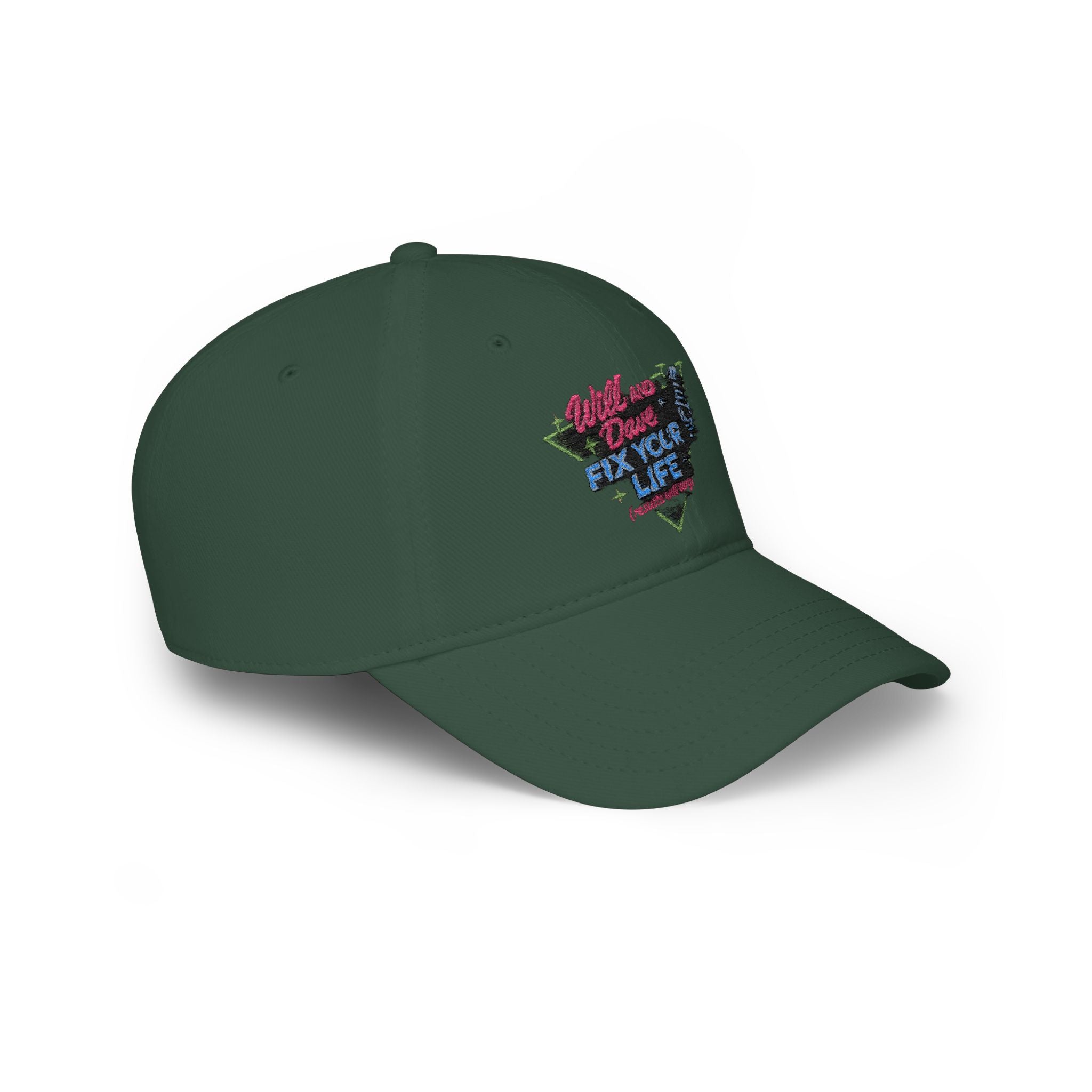Will and Dave Fix Your Life Podcast Baseball Cap — Low Profile Pod Merch