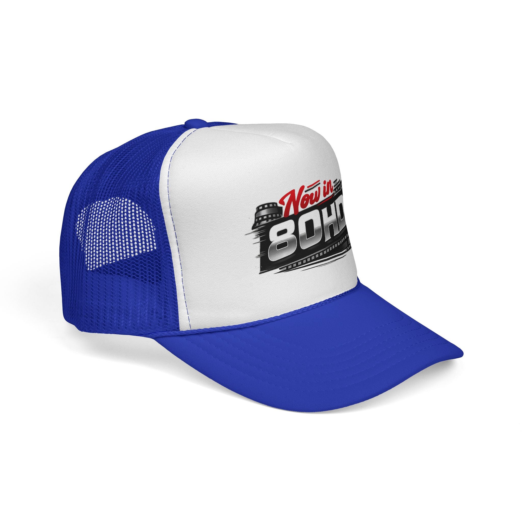 Now in 80HD Trucker Cap — Novelty Trucker Hat for ADHD Awareness & Humor