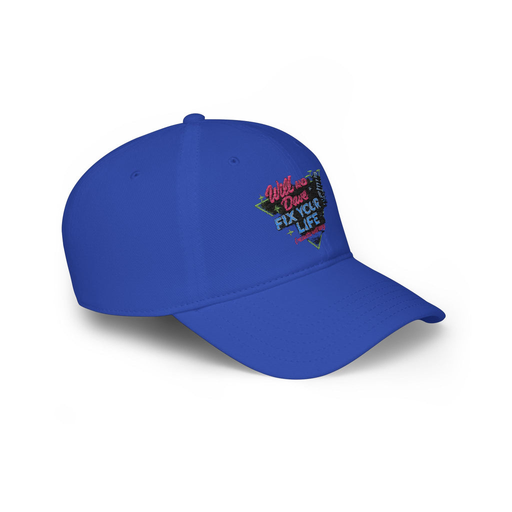 Will and Dave Fix Your Life Podcast Baseball Cap — Low Profile Pod Merch