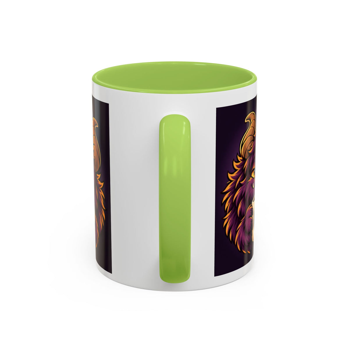 Moon Mug with Daveguy Coffee Monster Illustration — Cute Fantasy Coffee Mug (11/15oz)
