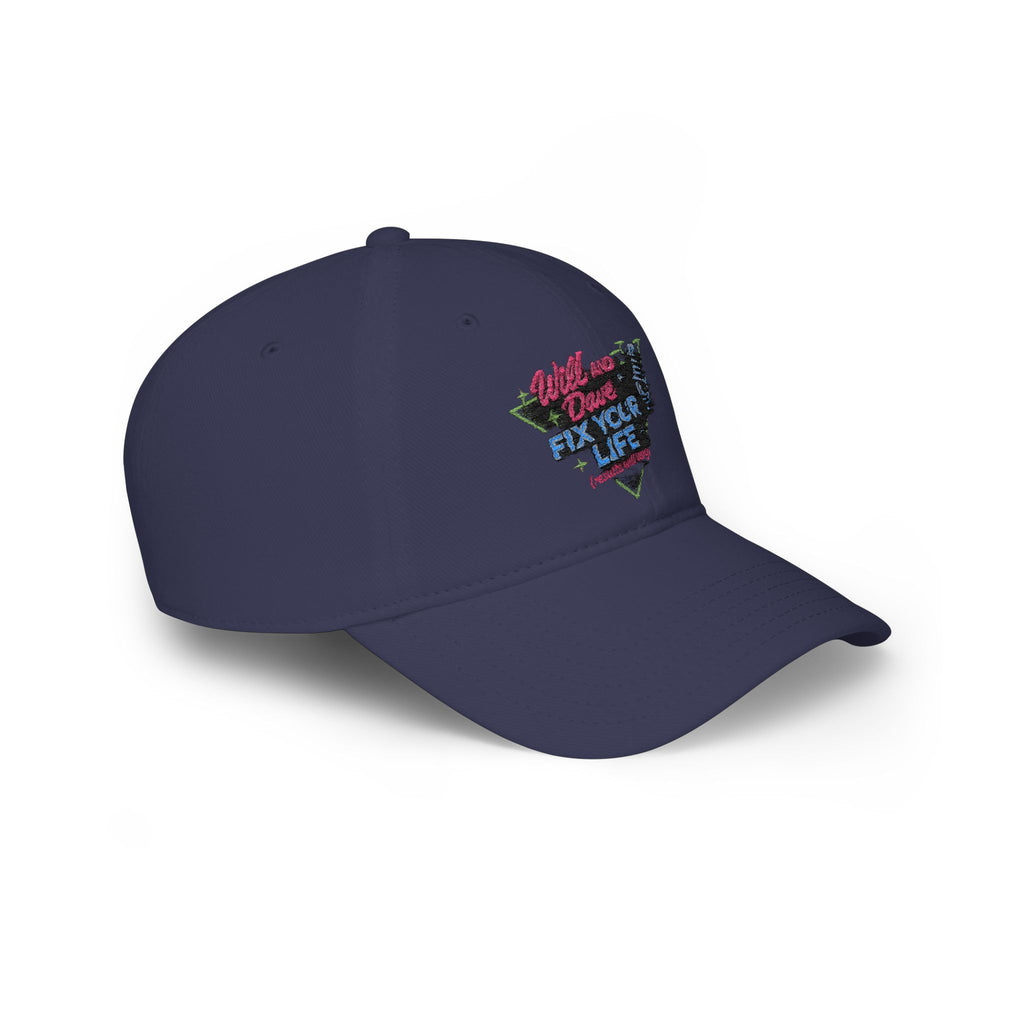 Will and Dave Fix Your Life Podcast Baseball Cap — Low Profile Pod Merch